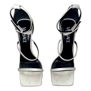 Versace Women's White High Heel Sandals